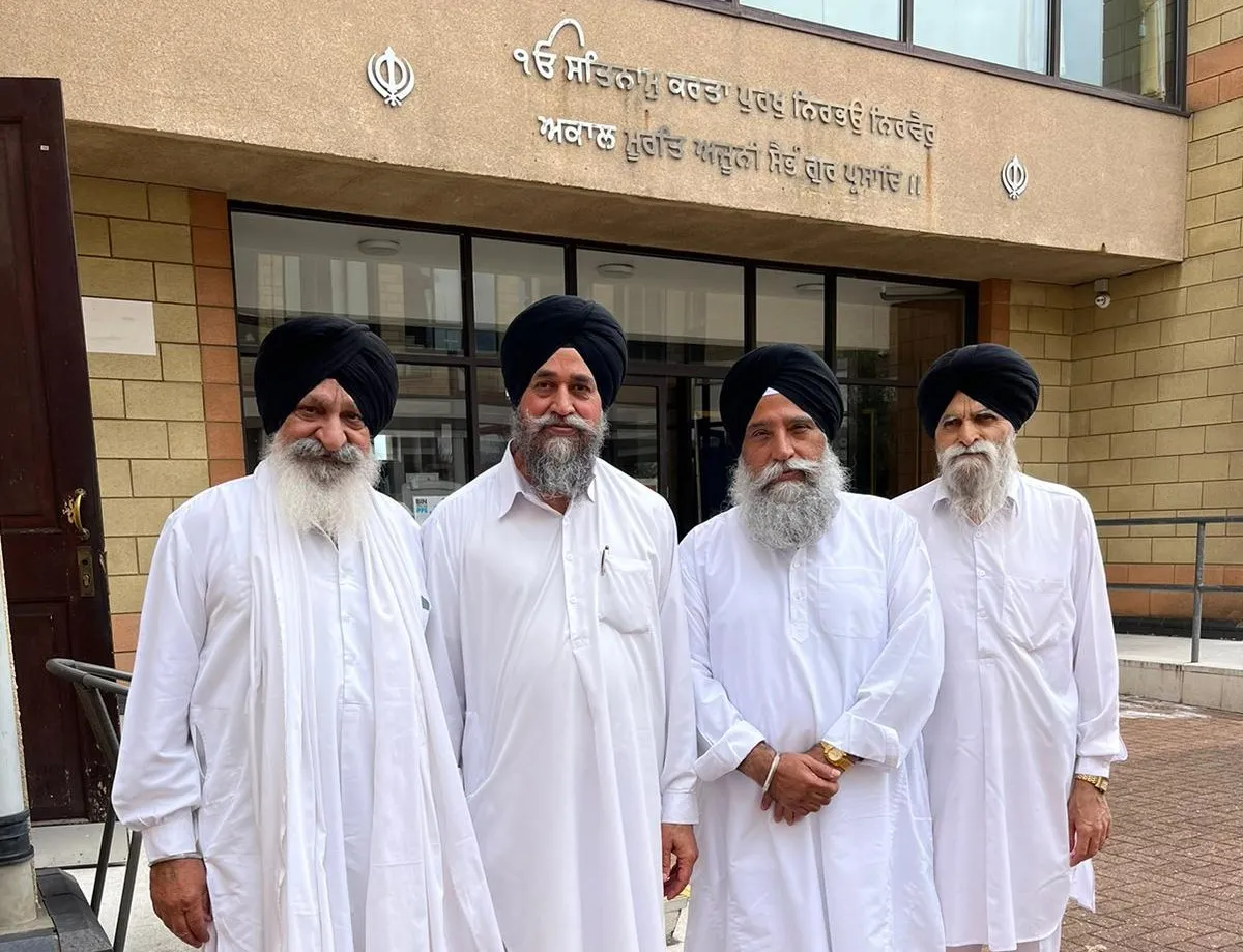 Bhai Nainder Singh, Giani Karnail Singh, Bhai Balbir Singh and Bhai Joginder SIngh